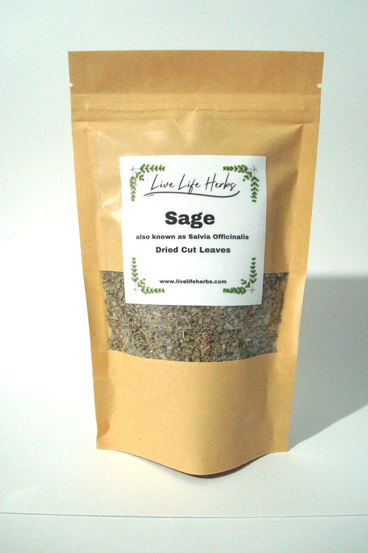 Sage 50g (Salvia Officinalis) Dried Leaves